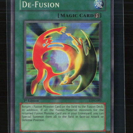Yu-Gi-Oh! De-Fusion Labyrinth of Nightmare Super Rare • LON-097 1st Edition