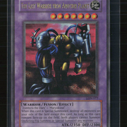 Yu-Gi-Oh! The Last Warrior from Another Planet Labyrinth of Nightmare UR LON-077