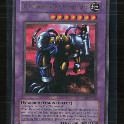 Yu-Gi-Oh! The Last Warrior from Another Planet Labyrinth of Nightmare UR LON-077