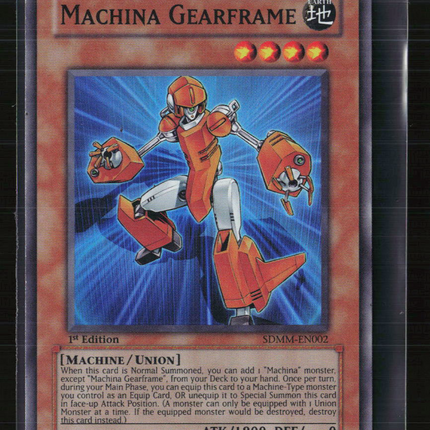 Yu-Gi-Oh! Machina Gearframe SD Machina Mayhem SR SDMM-EN002 1st Edition