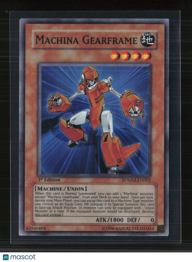 Yu-Gi-Oh! Machina Gearframe SD Machina Mayhem SR SDMM-EN002 1st Edition
