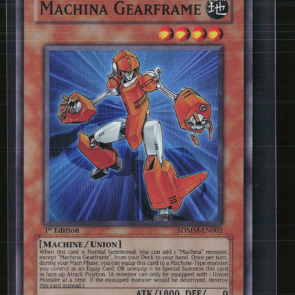 Yu-Gi-Oh! Machina Gearframe SD Machina Mayhem SR SDMM-EN002 1st Edition