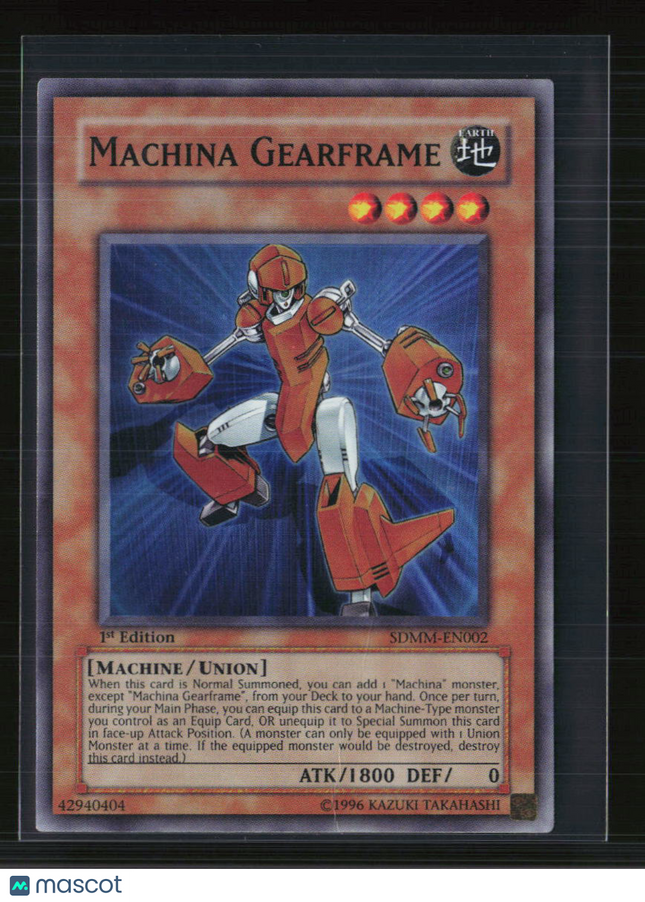 Yu-Gi-Oh! Machina Gearframe SD Machina Mayhem SR SDMM-EN002 1st Edition