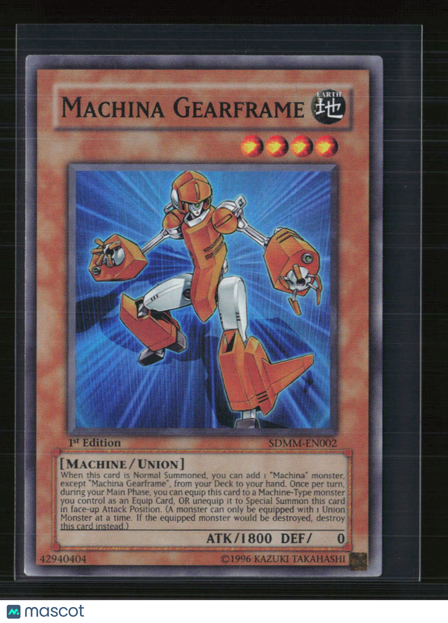 Yu-Gi-Oh! Machina Gearframe SD Machina Mayhem SR SDMM-EN002 1st Edition