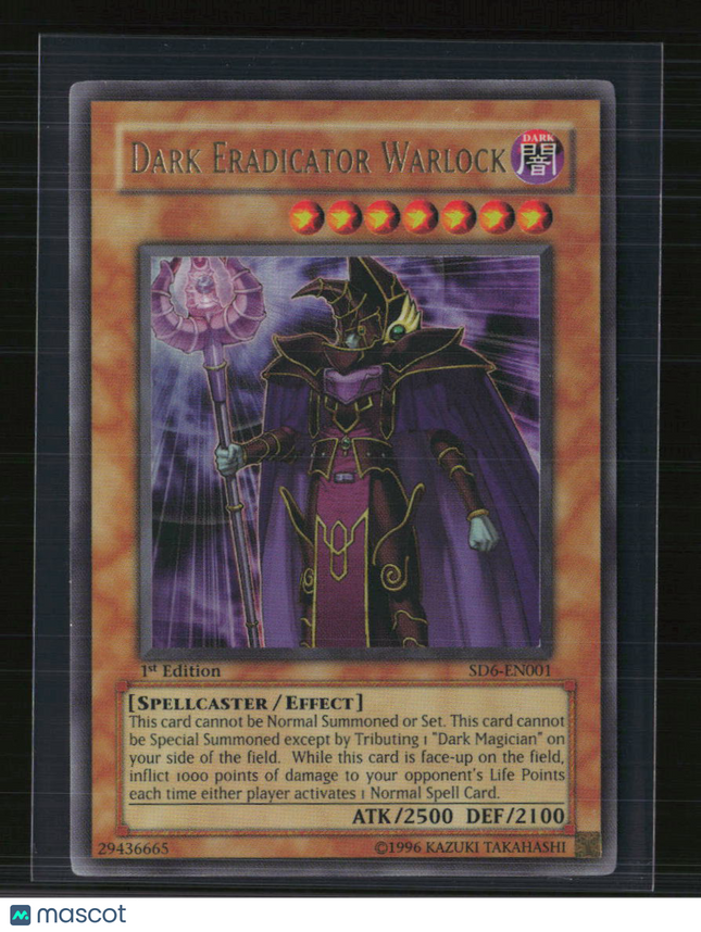 Yu-Gi-Oh! Dark Eradicator Warlock SD Spellcaster's Judgment UR SD6-EN001 1st Ed