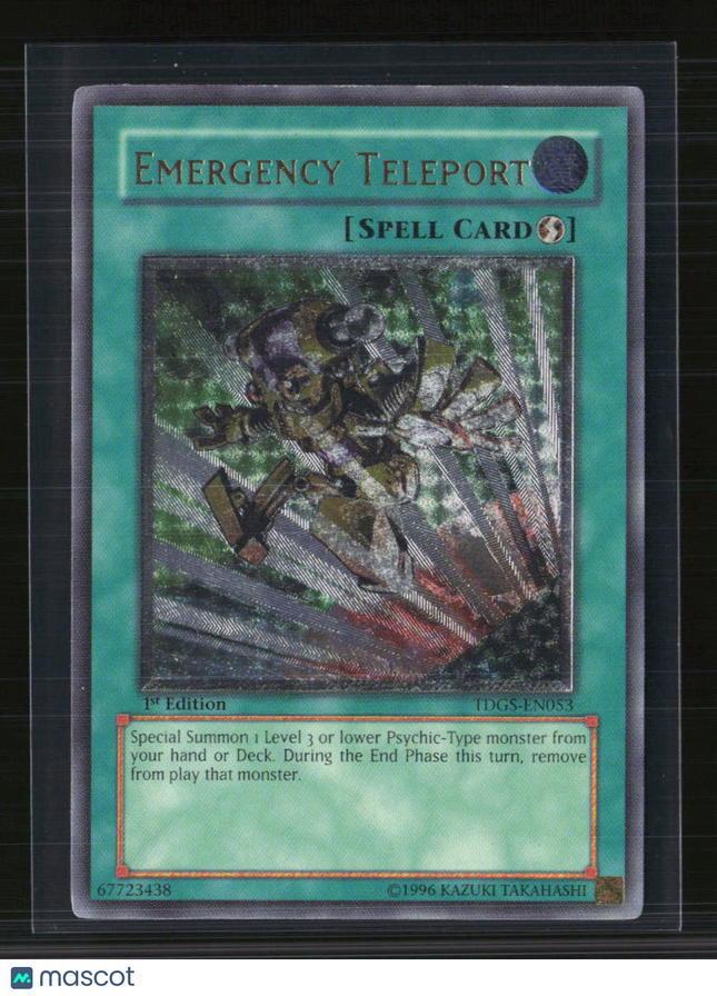 Yu-Gi-Oh! Emergency Teleport The Duelist Genesis UTR TDGS-EN053 1st Edition
