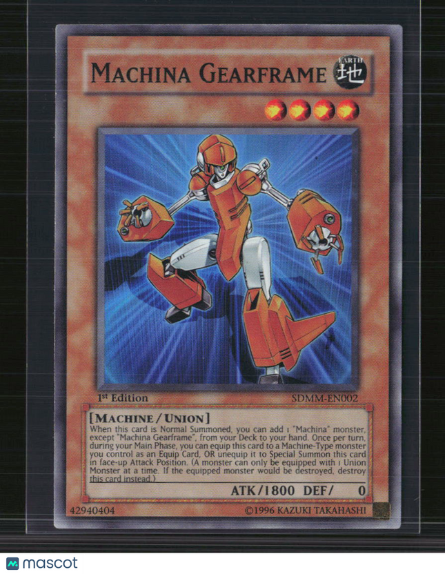 Yu-Gi-Oh! Machina Gearframe SD Machina Mayhem SR SDMM-EN002 1st Edition