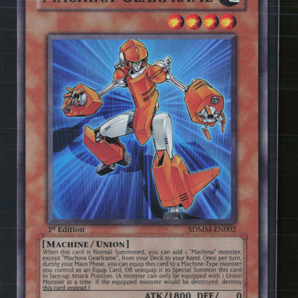Yu-Gi-Oh! Machina Gearframe SD Machina Mayhem SR SDMM-EN002 1st Edition