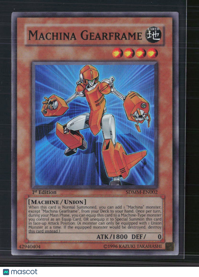 Yu-Gi-Oh! Machina Gearframe SD Machina Mayhem SR SDMM-EN002 1st Edition