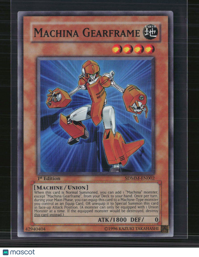 Yu-Gi-Oh! Machina Gearframe SD Machina Mayhem SR SDMM-EN002 1st Edition