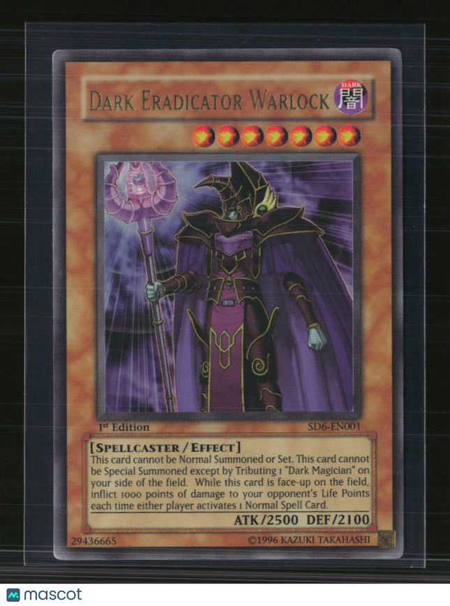 Yu-Gi-Oh! Dark Eradicator Warlock SD Spellcaster's Judgment UR SD6-EN001 1st Ed