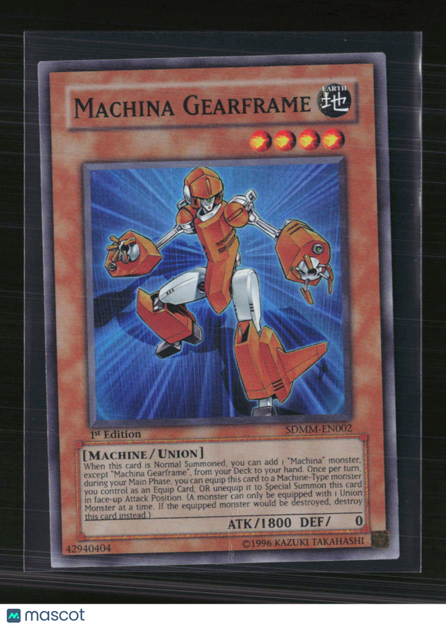 Yu-Gi-Oh! Machina Gearframe SD: Machina Mayhem SR SDMM-EN002 1st Edition