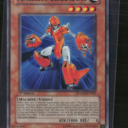 Yu-Gi-Oh! Machina Gearframe SD: Machina Mayhem SR SDMM-EN002 1st Edition