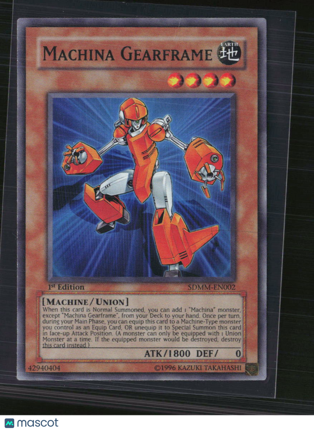 Yu-Gi-Oh! Machina Gearframe SD: Machina Mayhem SR SDMM-EN002 1st Edition