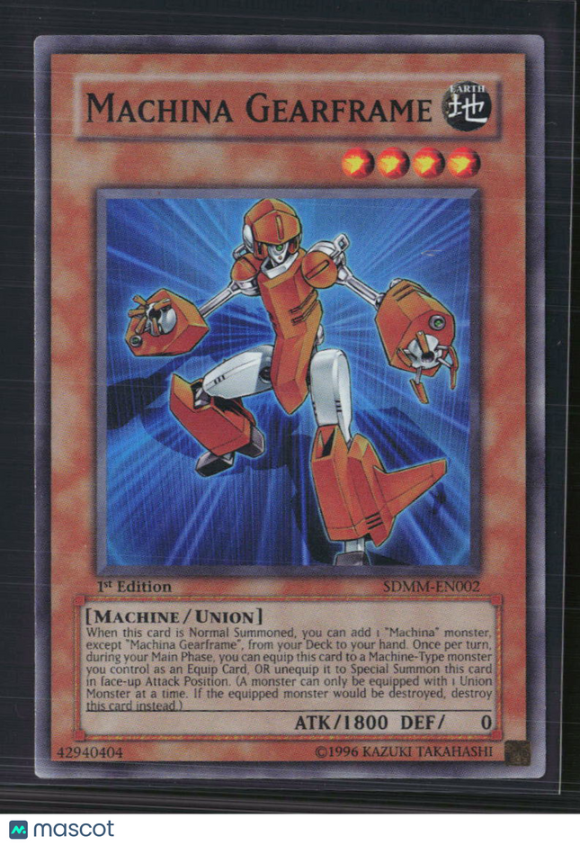 Yu-Gi-Oh! Machina Gearframe SD: Machina Mayhem SR SDMM-EN002 1st Edition