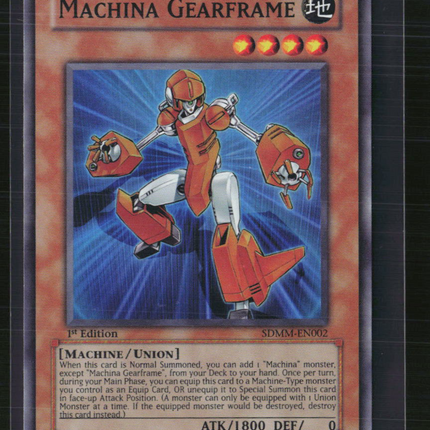 Yu-Gi-Oh! Machina Gearframe SD: Machina Mayhem SR SDMM-EN002 1st Edition