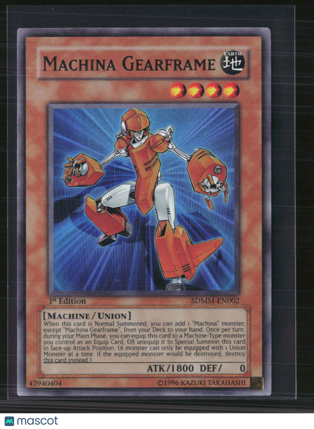 Yu-Gi-Oh! Machina Gearframe SD: Machina Mayhem SR SDMM-EN002 1st Edition