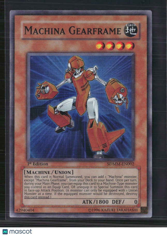 Yu-Gi-Oh! Machina Gearframe SD: Machina Mayhem SR SDMM-EN002 1st Edition