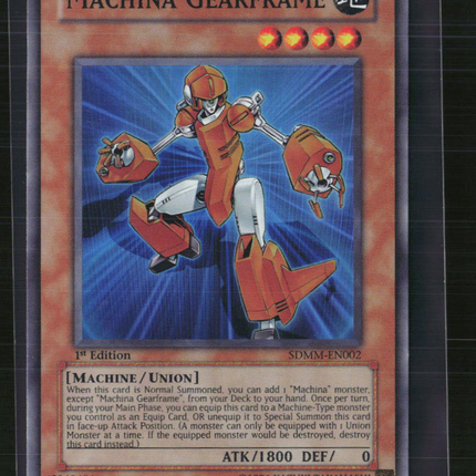 Yu-Gi-Oh! Machina Gearframe SD: Machina Mayhem SR SDMM-EN002 1st Edition