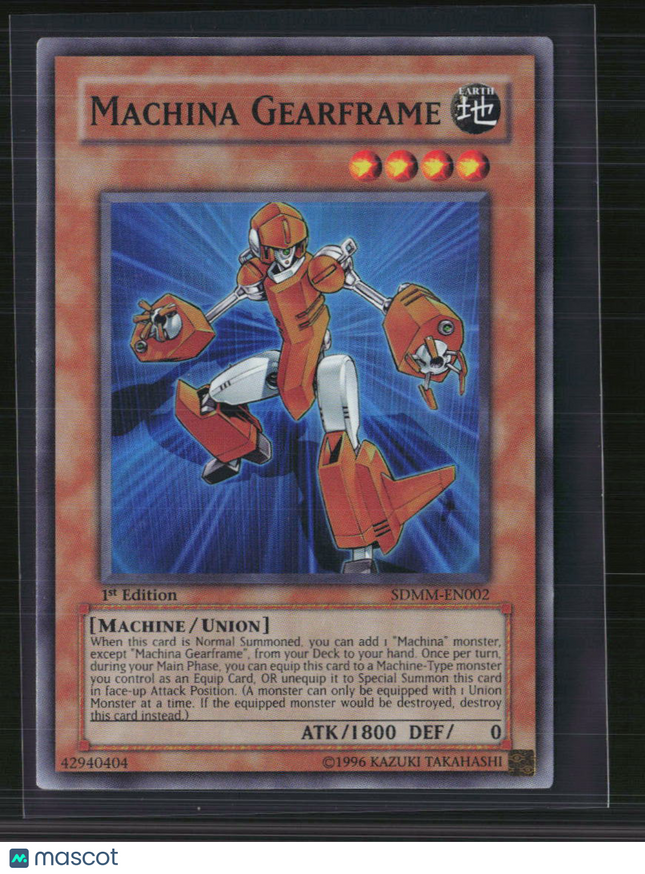 Yu-Gi-Oh! Machina Gearframe SD: Machina Mayhem SR SDMM-EN002 1st Edition