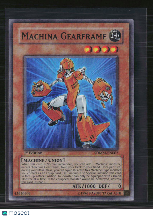 Yu-Gi-Oh! Machina Gearframe SD: Machina Mayhem SR SDMM-EN002 1st Edition