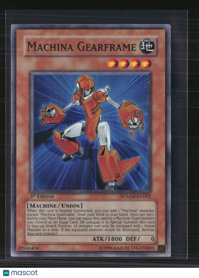 Yu-Gi-Oh! Machina Gearframe SD: Machina Mayhem SR SDMM-EN002 1st Edition