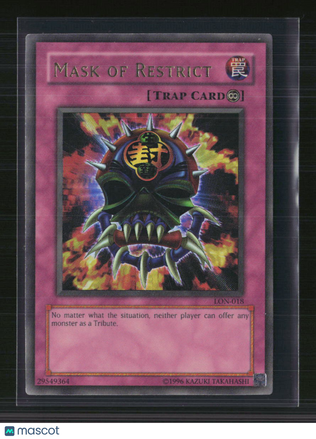 Yu-Gi-Oh! Mask of Restrict Labyrinth of Nightmare Ultra Rare • LON-018 Unlimited