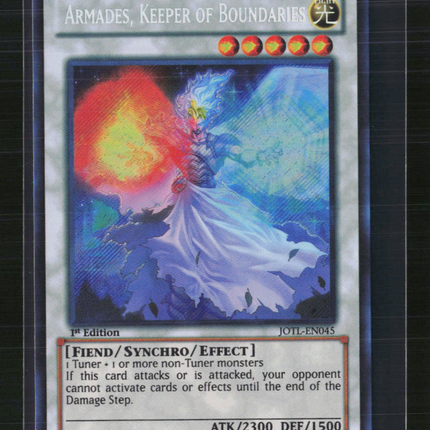 Yu-Gi-Oh! Armades, Keeper of Boundaries Judgment of the Light SR JOTL-EN045 1st
