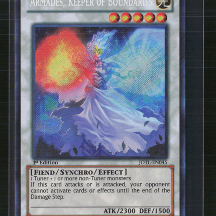 Yu-Gi-Oh! Armades, Keeper of Boundaries Judgment of the Light SR JOTL-EN045 1st