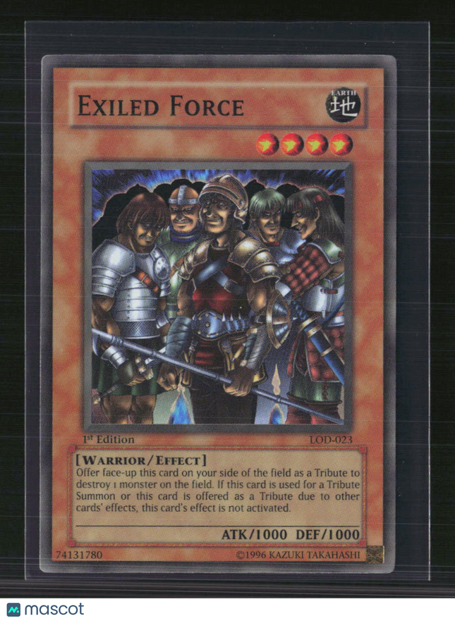 Yu-Gi-Oh! Exiled Force Legacy of Darkness Super Rare • LOD-023 1st Edition