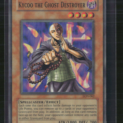 Yu-Gi-Oh! Kycoo the Ghost Destroyer Labyrinth of Nightmare SR LON-062 Unlimited