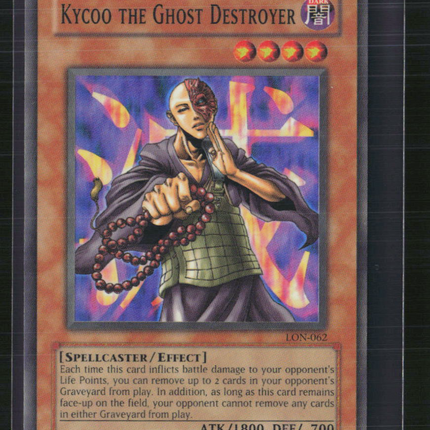 Yu-Gi-Oh! Kycoo the Ghost Destroyer Labyrinth of Nightmare SR LON-062 Unlimited