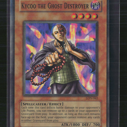 Yu-Gi-Oh! Kycoo the Ghost Destroyer Labyrinth of Nightmare SR LON-062 Unlimited