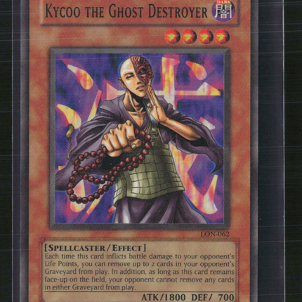 Yu-Gi-Oh! Kycoo the Ghost Destroyer Labyrinth of Nightmare SR LON-062 Unlimited