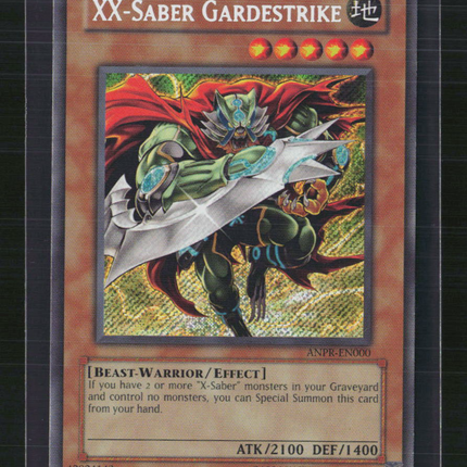 Yu-Gi-Oh! XX-Saber Gardestrike Ancient Prophecy Secret Rare ANPR-EN000 Unlimited