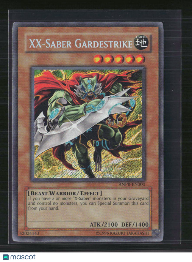 Yu-Gi-Oh! XX-Saber Gardestrike Ancient Prophecy Secret Rare ANPR-EN000 Unlimited