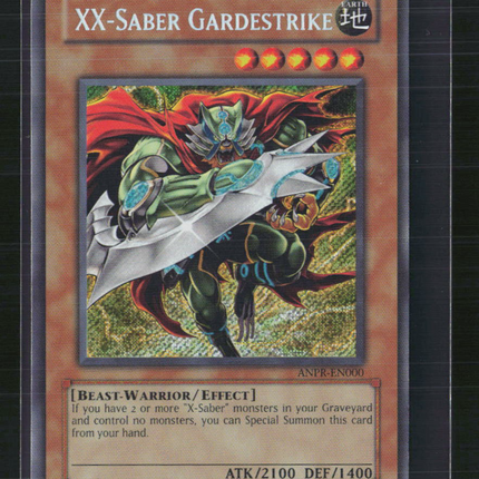 Yu-Gi-Oh! XX-Saber Gardestrike Ancient Prophecy Secret Rare ANPR-EN000 Unlimited