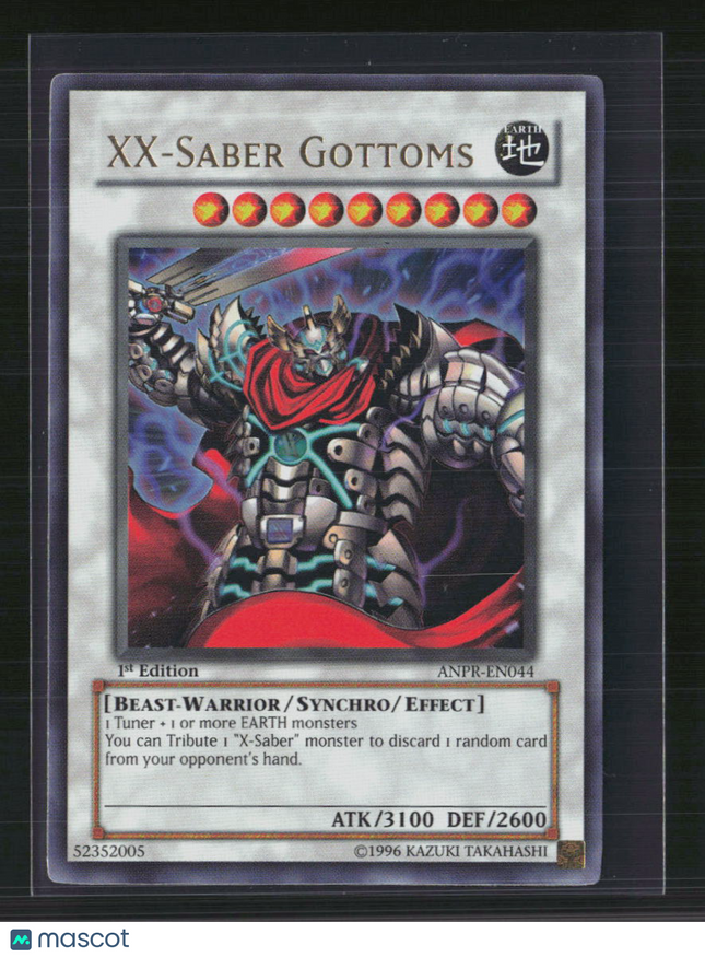 Yu-Gi-Oh! XX-Saber Gottoms Ancient Prophecy Ultra Rare • ANPR-EN044 1st Edition