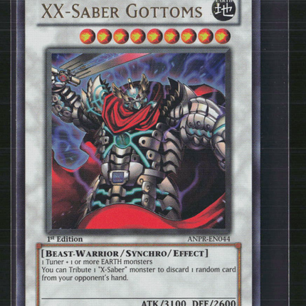 Yu-Gi-Oh! XX-Saber Gottoms Ancient Prophecy Ultra Rare • ANPR-EN044 1st Edition