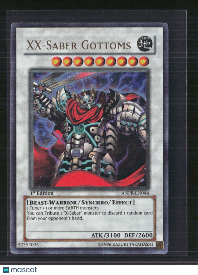Yu-Gi-Oh! XX-Saber Gottoms Ancient Prophecy Ultra Rare • ANPR-EN044 1st Edition