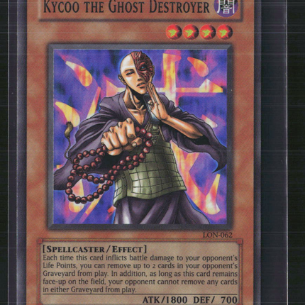 Yu-Gi-Oh! Kycoo the Ghost Destroyer Labyrinth of Nightmare SR LON-062 Unlimited