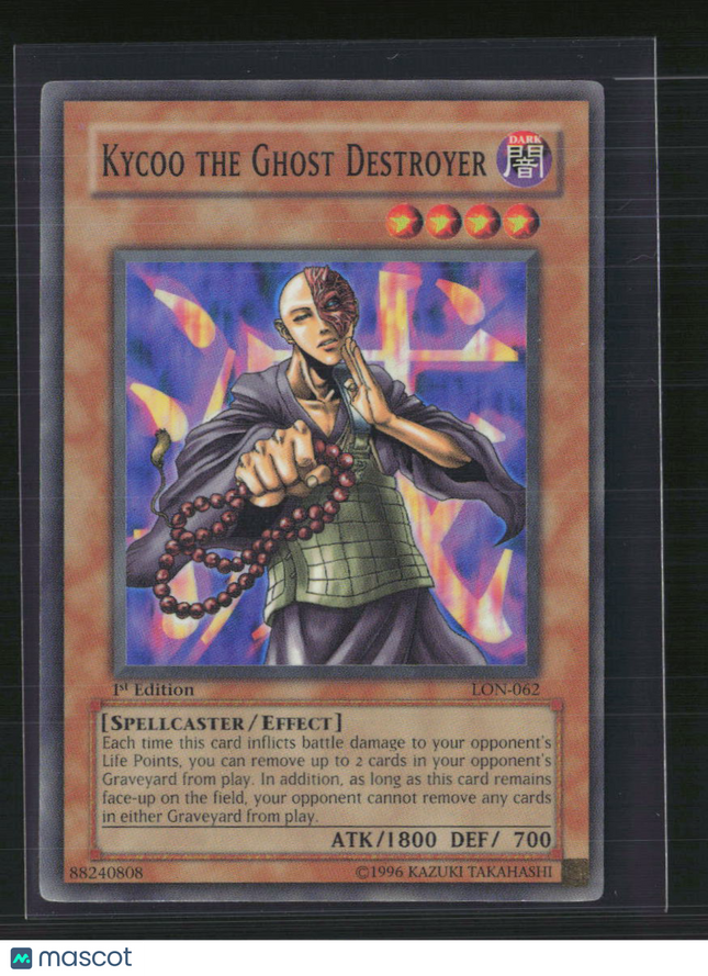 Yu-Gi-Oh! Kycoo the Ghost Destroyer Labyrinth of Nightmare SR LON-062 1st Ed