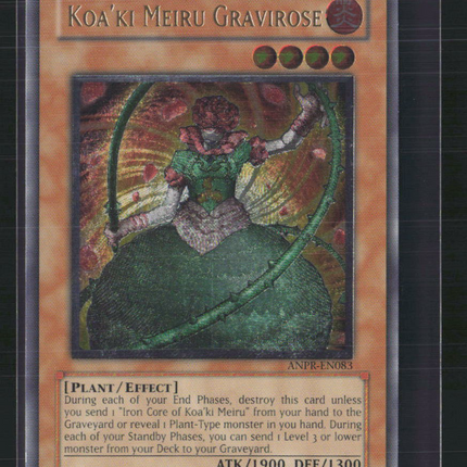 Yu-Gi-Oh! Koa'ki Meiru Gravirose Ancient Prophecy UR ANPR-EN083 Unlimited