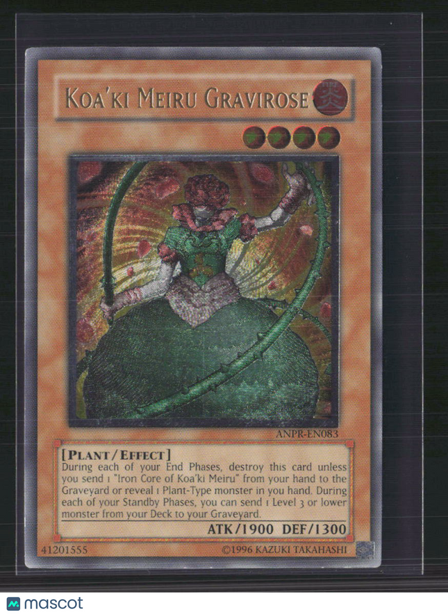 Yu-Gi-Oh! Koa'ki Meiru Gravirose Ancient Prophecy UR ANPR-EN083 Unlimited