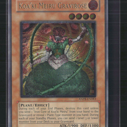 Yu-Gi-Oh! Koa'ki Meiru Gravirose Ancient Prophecy UR ANPR-EN083 Unlimited