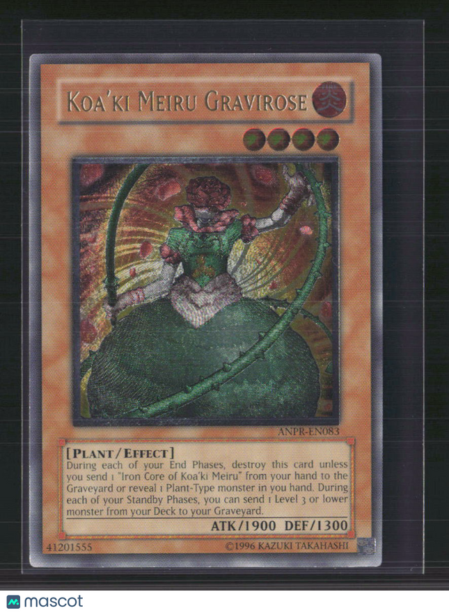 Yu-Gi-Oh! Koa'ki Meiru Gravirose Ancient Prophecy UR ANPR-EN083 Unlimited