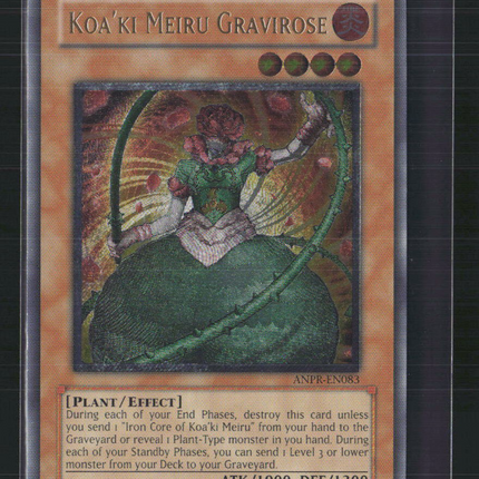 Yu-Gi-Oh! Koa'ki Meiru Gravirose Ancient Prophecy UR ANPR-EN083 Unlimited