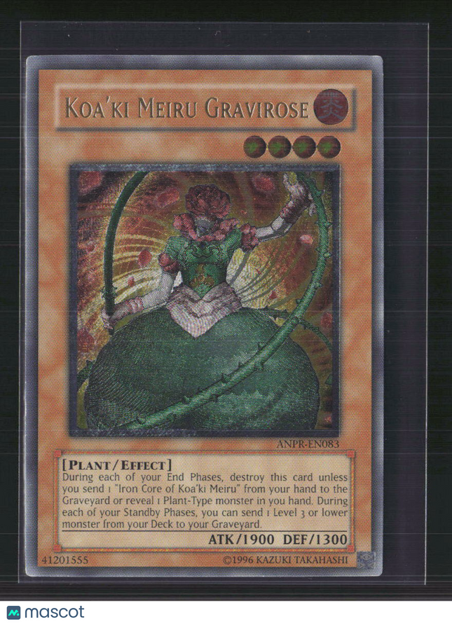 Yu-Gi-Oh! Koa'ki Meiru Gravirose Ancient Prophecy UR ANPR-EN083 Unlimited