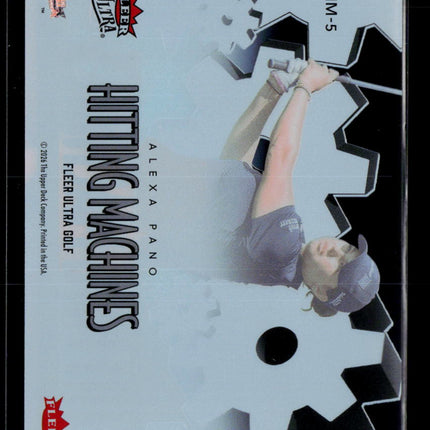 2026 Fleer Ultra Golf Hitting Machines Alexa Pano #HM-5