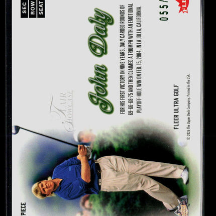 2026 Fleer Ultra Golf Flair Showcase John Daly #36 Showpiece 055/199